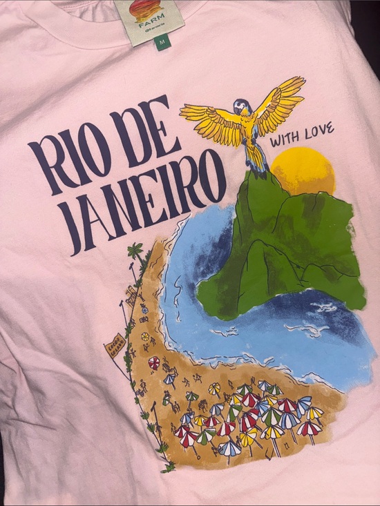 FARM Rio Tops - FARM Rio Rio de Janeiro Graphic Tee – Size Medium
